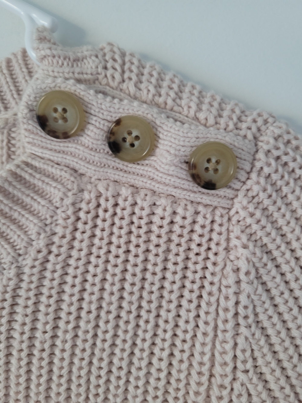 Talbots Pink Ribbed Knit Top Size M - Picture 3 of 5